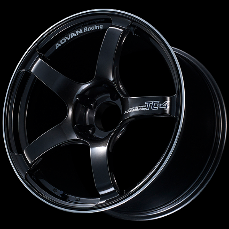 Advan TC4 18x8.5 +51 5-114.3 Racing Black Gunmetallic & Ring Wheel - YAD8H51EBGR