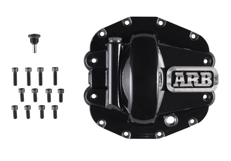 ARB Diff Cover Blk Jeep JL Rubicon Front - 0750011B