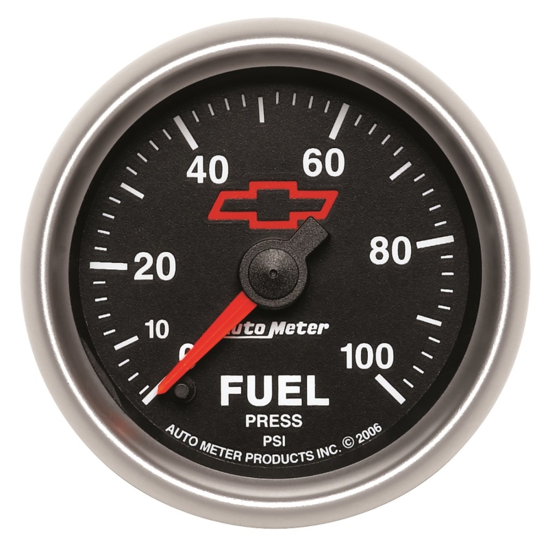 Autometer Sport-Comp II GM 52mm 0-100 PSI Full Sweep Electronic Fuel Pressure Gauge - 3663-00406