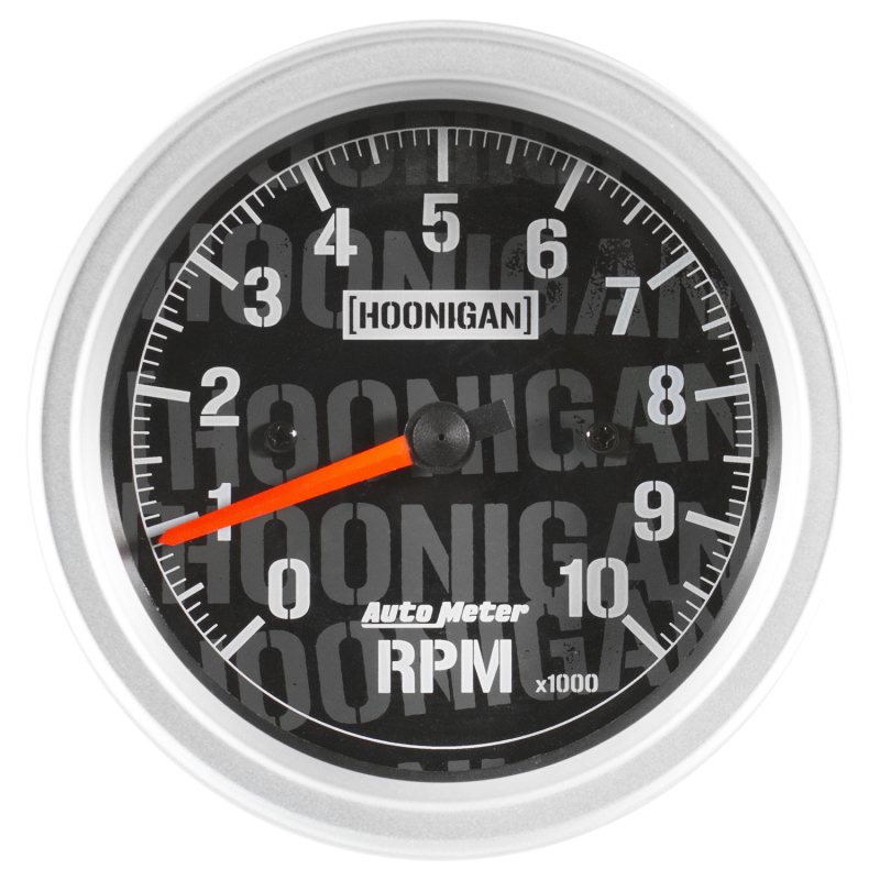 Autometer Hoonigan 87mm 10K RPM Full Electronic Tachometer Gauge - 4497-09000