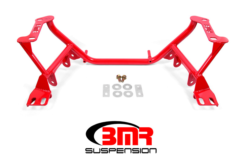 BMR 96-04 New Edge Mustang K-Member Coilover Version / Motor Plate Version - Red - KM740R