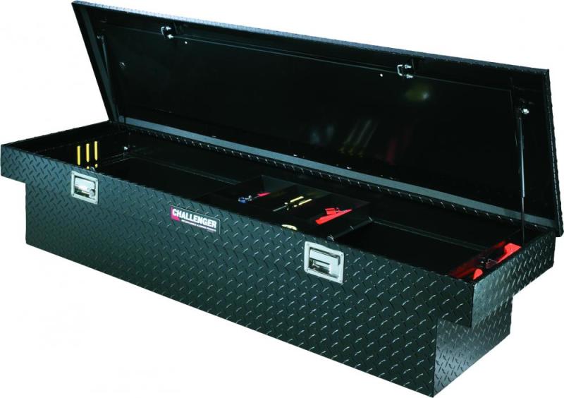 Lund 67-99 Chevy CK Challenger Tool Box - Black - 75400DB