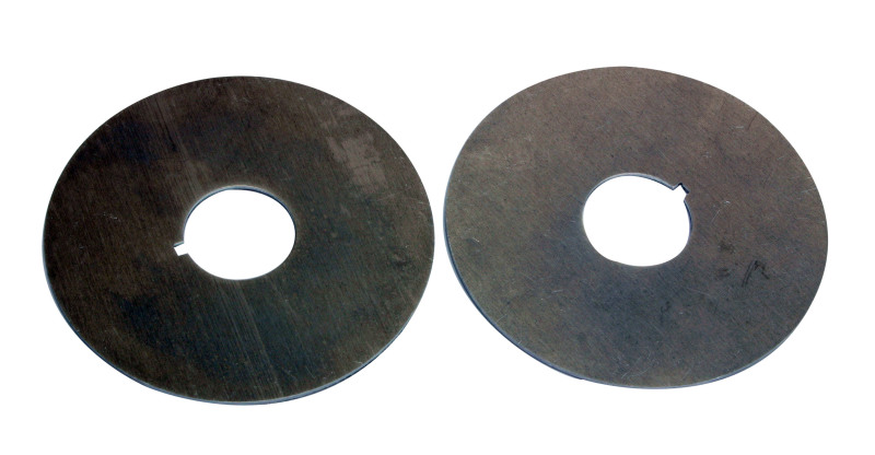 Moroso Belt Guide - 3.5in x .062in - Aluminum - 2 Pack - 23561