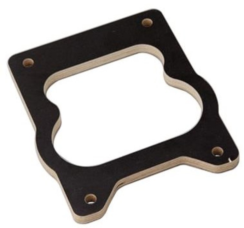 Moroso Quadrajet Carburetor Spacer - Open Plenum - 1/2in - Wood - 65018