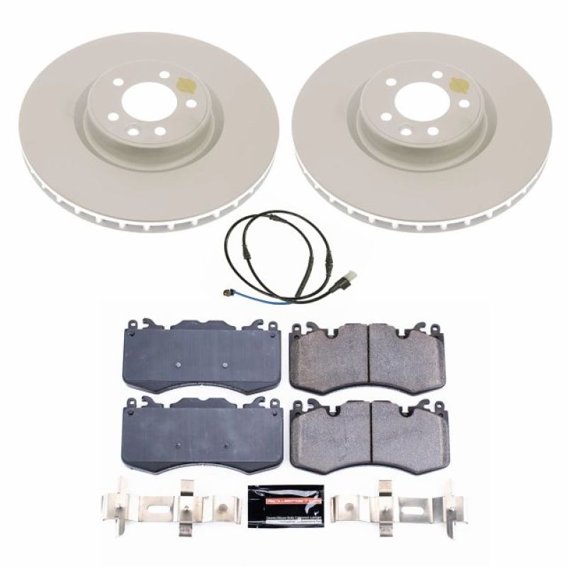 Power Stop 10-13 Land Rover Range Rover Sport Front Z23 Coated Brake Kit - CRK6660