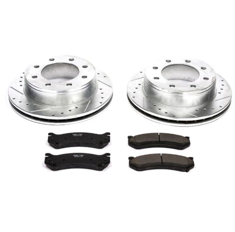 Power Stop 01-03 Chevrolet Silverado 1500 HD Rear Z23 Evolution Sport Brake Kit - K2036