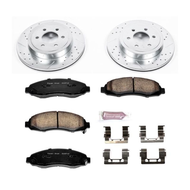 Power Stop 03-04 Dodge Dakota Front Z23 Evolution Sport Brake Kit - K2187