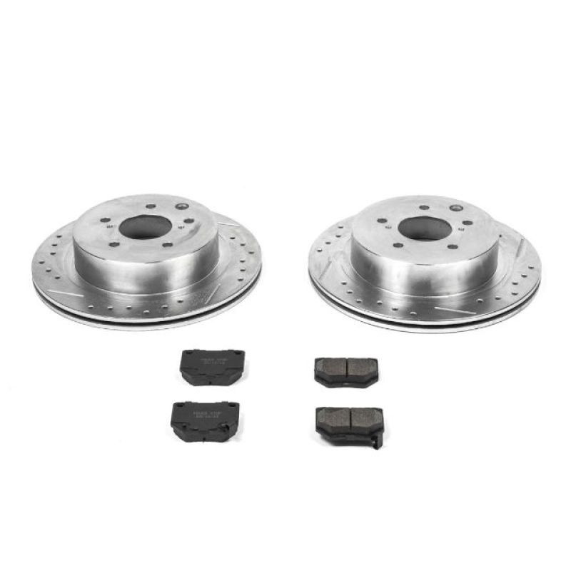 Power Stop 89-96 Nissan 300ZX Rear Z23 Evolution Sport Brake Kit - K666