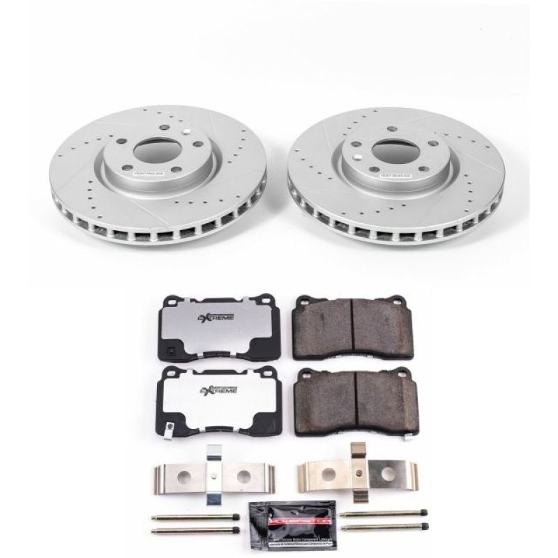 Power Stop 2014 Chevrolet Corvette Front Z26 Street Warrior Brake Kit - K6528-26