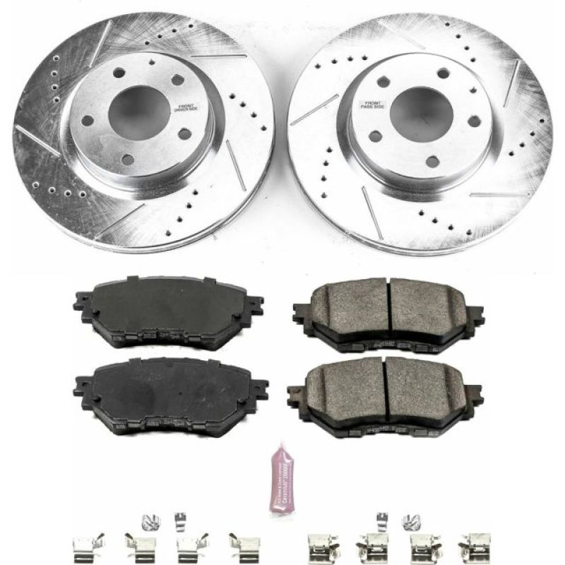 Power Stop 17-18 Mazda 3 Front Z23 Evolution Sport Brake Kit - K7517