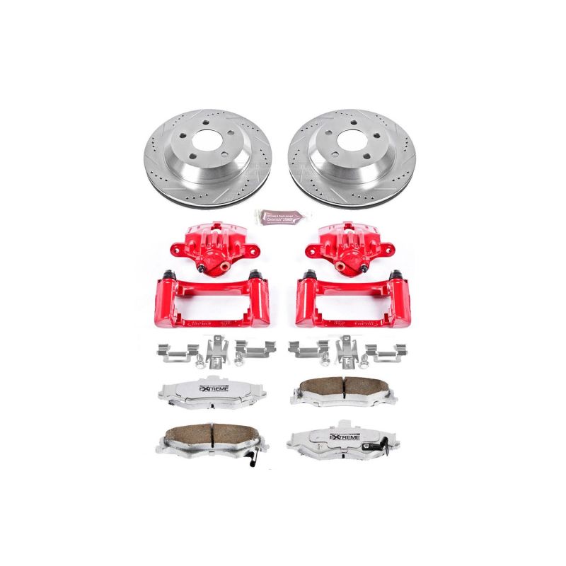 Power Stop 98-02 Chevrolet Camaro Rear Z26 Street Warrior Brake Kit w/Calipers - KC1568-26