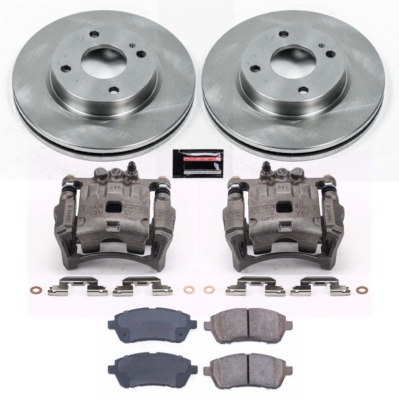 Power Stop 11-19 Ford Fiesta Front Autospecialty Brake Kit w/Calipers - KCOE5969