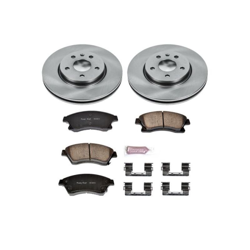 Power Stop 11-15 Chevrolet Cruze Front Autospecialty Brake Kit - KOE5550 Power Stop 11-15 Chevrolet Cruze Front Autospecialty Brake Kit - KOE5550