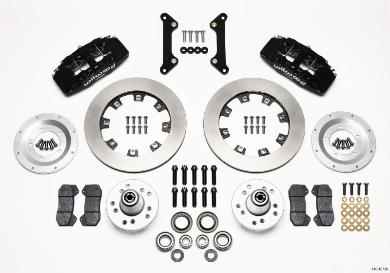 Wilwood Dynapro 6 Front Hub Kit 12.19in 70-78 Camaro - 140-10738