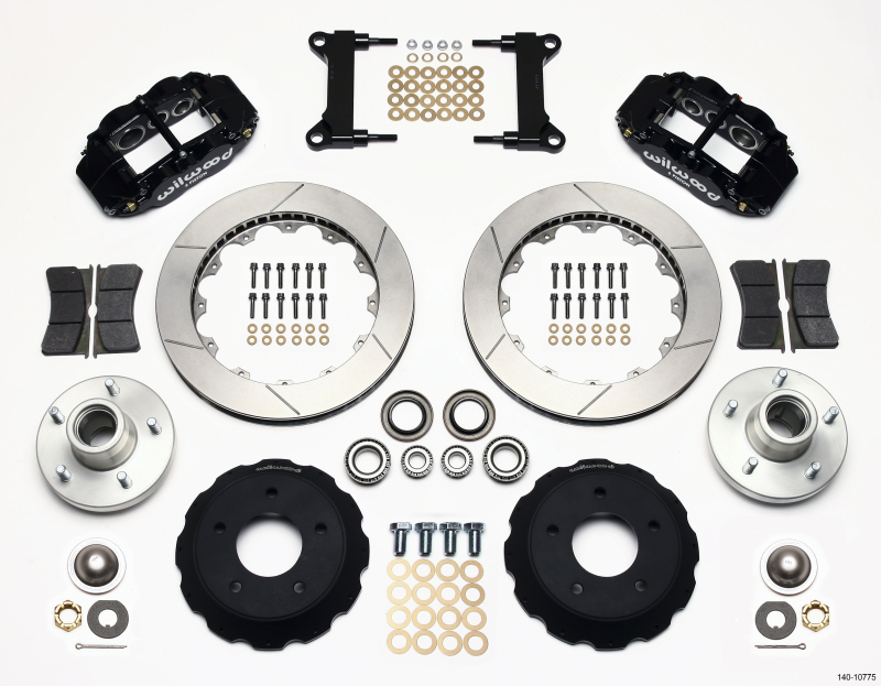 Wilwood Narrow Superlite 6R Front Hub Kit 13.06in Chevy C-10 60-87 CPP Drop Spindle - 140-10775