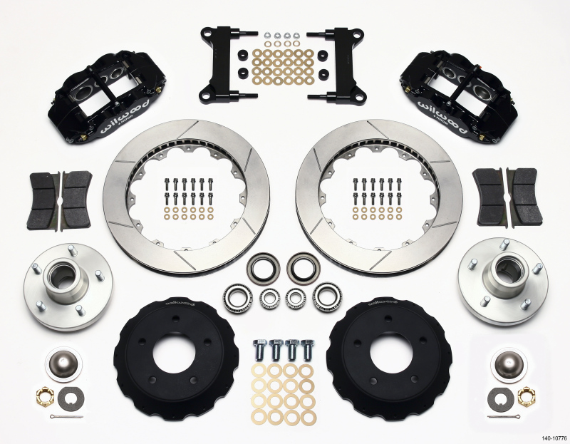 Wilwood Narrow Superlite 6R Front Hub Kit 14.00in Chevy C-10 60-87 CPP Drop Spindle - 140-10776
