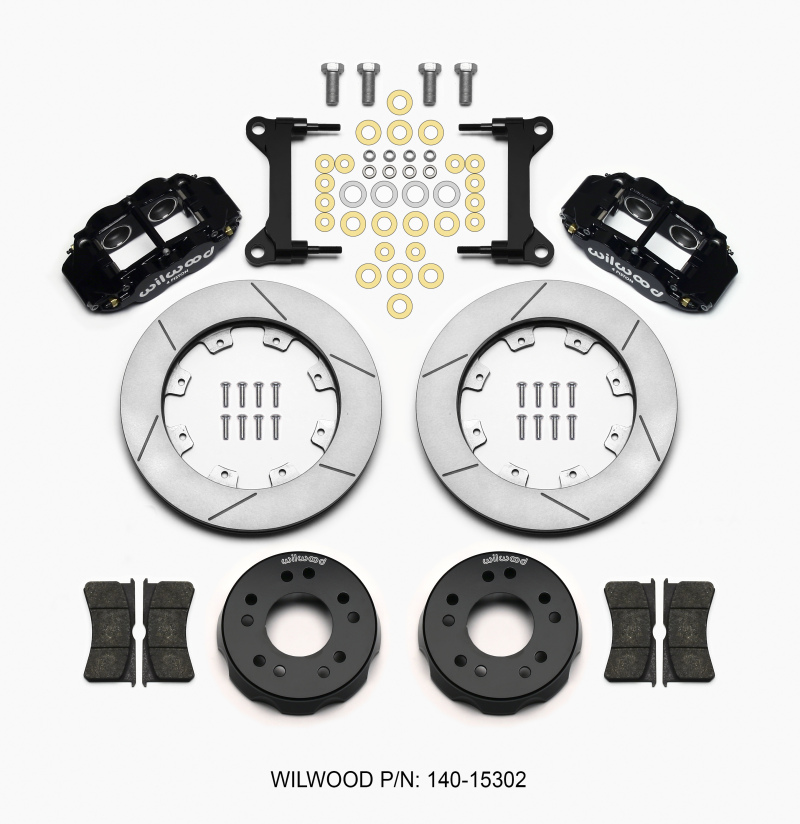 Wilwood Narrow Superlite 6R Front Kit 12.19in 63-87 C10 w/ Wilwood Pro Spindles - 140-15302