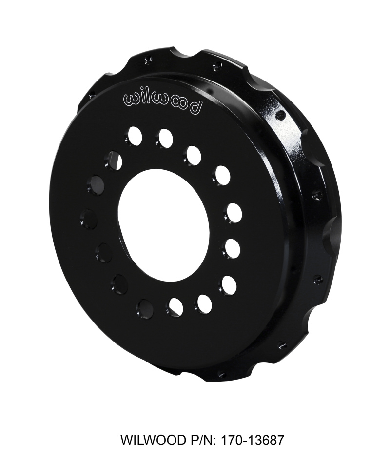 Wilwood Hat-Park Brake 1.25in Offset - Aluminum Multi-5 Lug - 12 on 8.75in - 170-13687