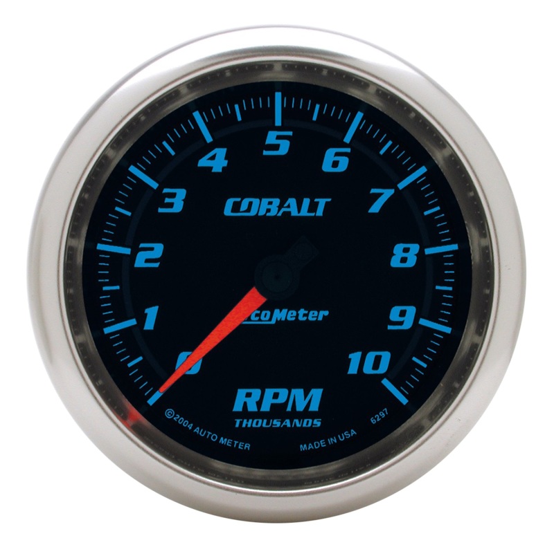 Autometer Cobalt 3-3/8in 10,000RPM In-Dash Tachometer - 6297