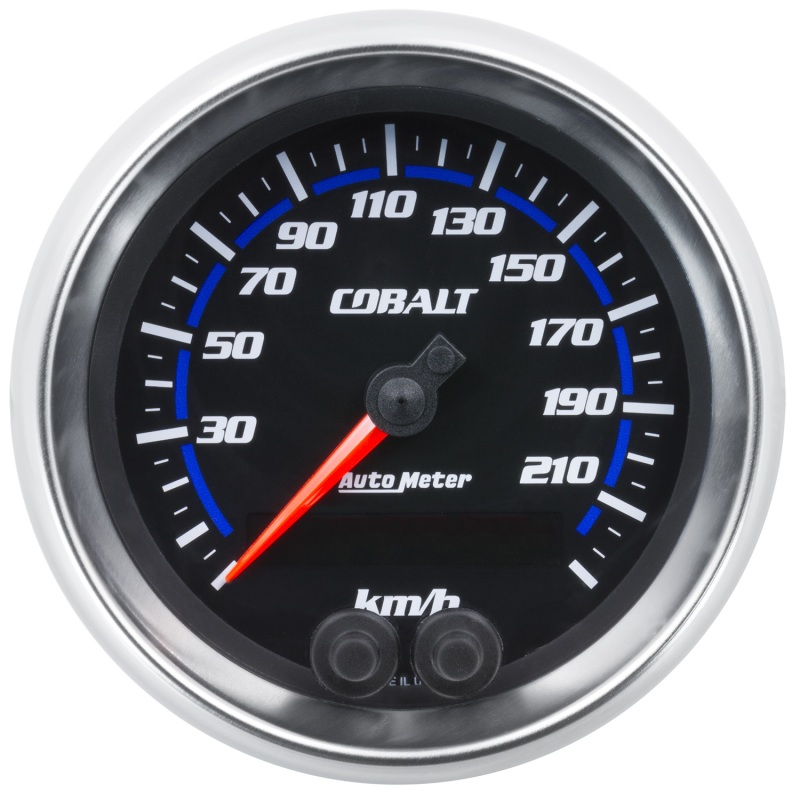 Autometer Cobalt Gauge Speedometer 3 3/8in 225Km/H Gps Cobalt - 6280-M