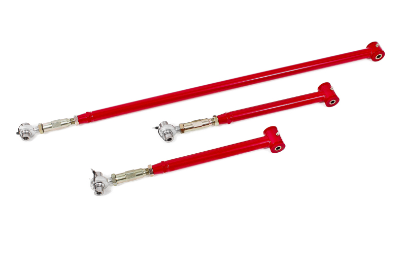 BMR 82-02 3rd Gen F-Body On-Car Adj. Rear Suspension Kit Poly/Rod End - Red - RSK036R