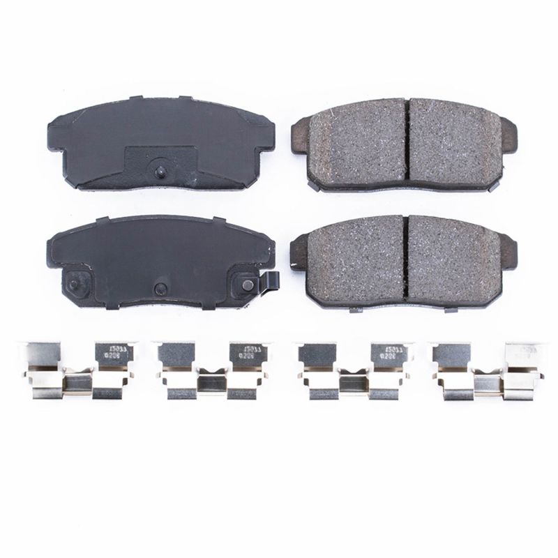 Power Stop 01-02 Infiniti G20 Rear Z17 Evolution Ceramic Brake Pads w/Hardware - 17-900