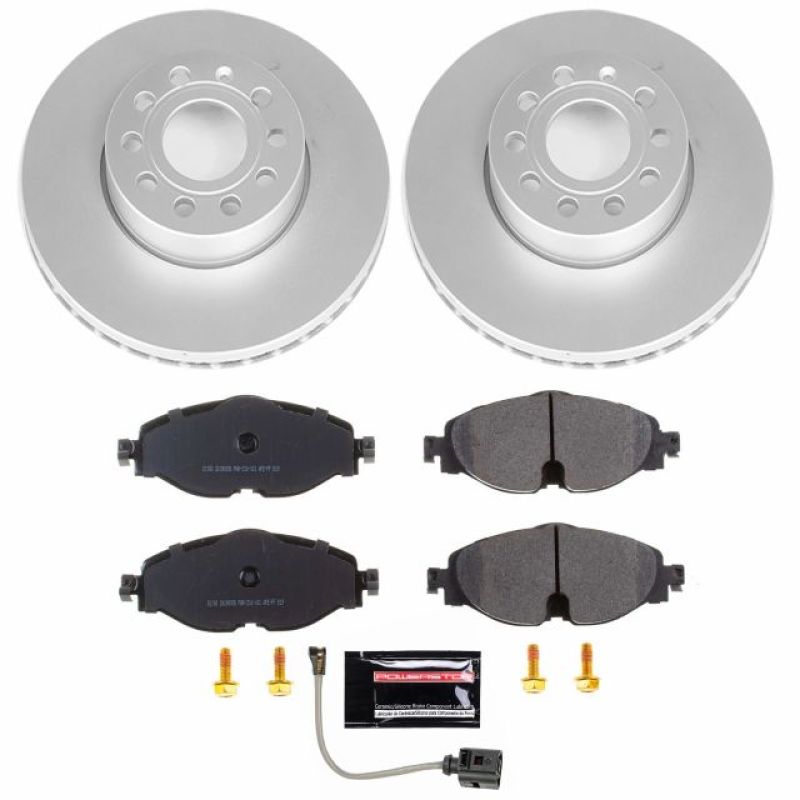 Power Stop 15-18 Audi A3 Front Z23 Evolution Sport Coated Brake Kit - CRK7080