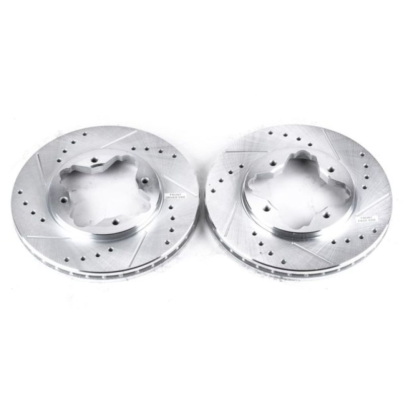Power Stop 1997 Acura CL Front Evolution Drilled & Slotted Rotors - Pair - JBR524XPR
