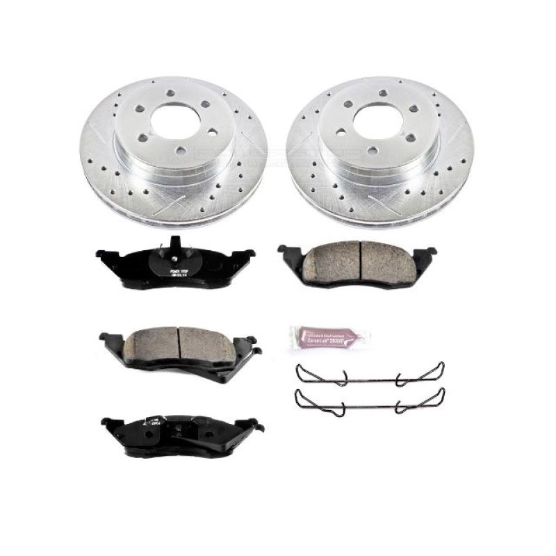 Power Stop 97-98 Dodge Dakota Front Z23 Evolution Sport Brake Kit - K2137