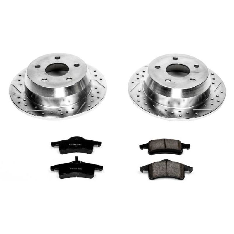 Power Stop 99-04 Jeep Grand Cherokee Rear Z23 Evolution Sport Brake Kit - K2151