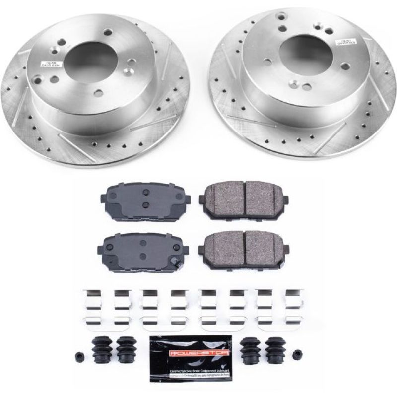 Power Stop 07-10 Kia Rondo Rear Z23 Evolution Sport Brake Kit - K5853