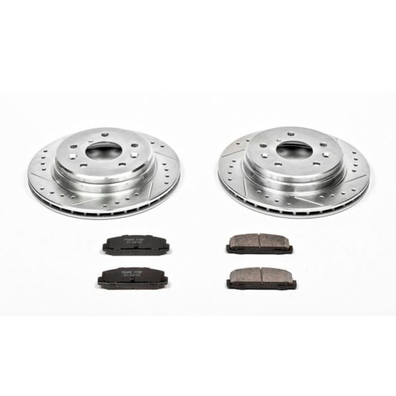 Power Stop 86-91 Mazda RX-7 Rear Z23 Evolution Sport Brake Kit - K472