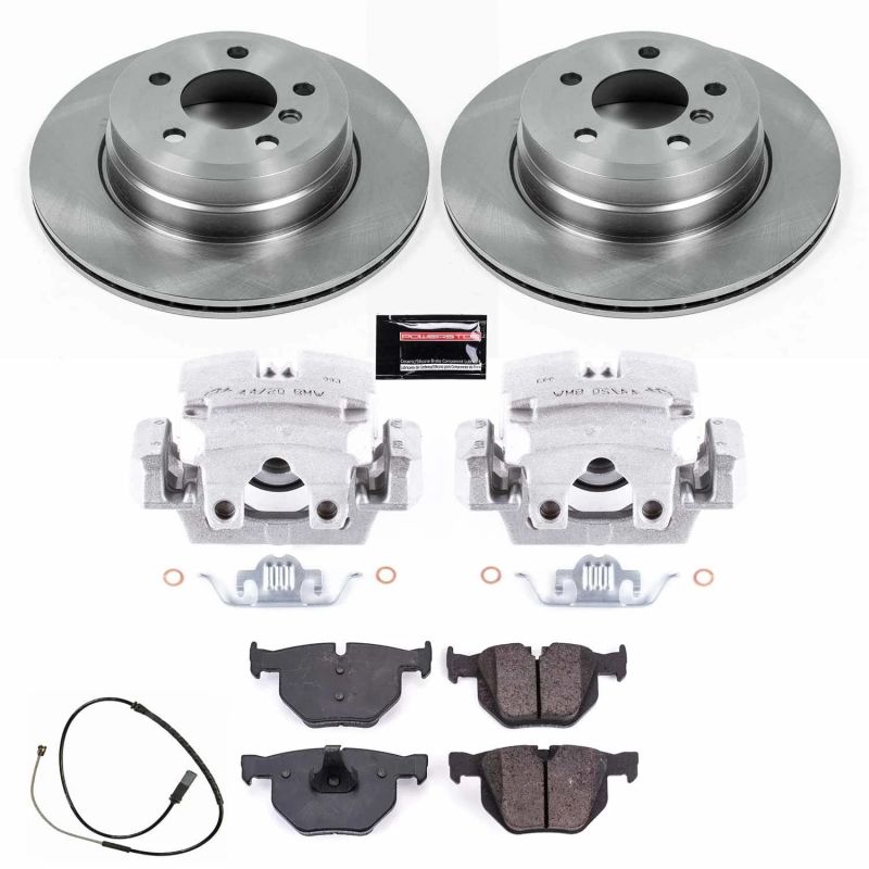 Power Stop 16-18 BMW X5 Rear Autospecialty Brake Kit w/Calipers - KCOE7429