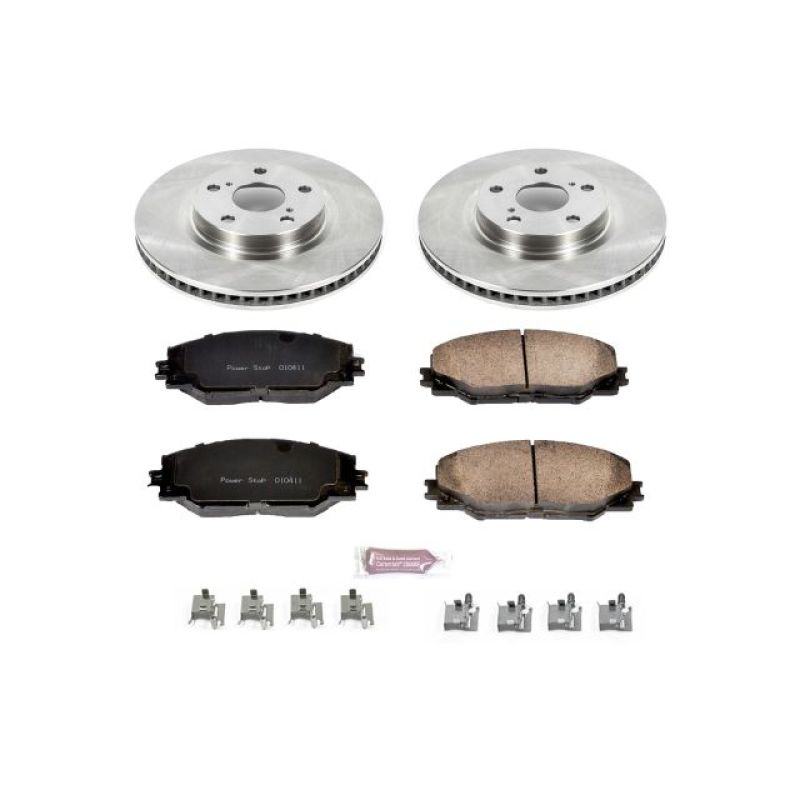 Power Stop 09-10 Pontiac Vibe Front Autospecialty Brake Kit - KOE3054 Power Stop 09-10 Pontiac Vibe Front Autospecialty Brake Kit - KOE3054