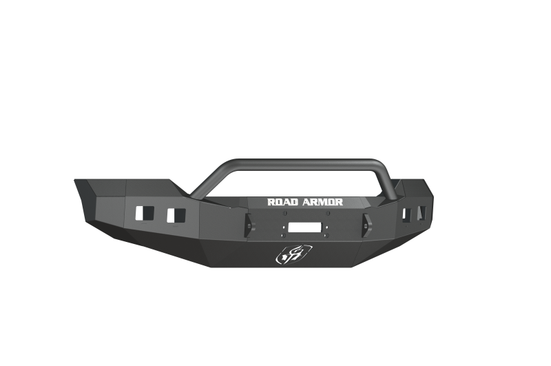 Road Armor 11-16 Ford F-250 Stealth Front Winch Bumper w/Pre-Runner Guard - Tex Blk - 611R4B