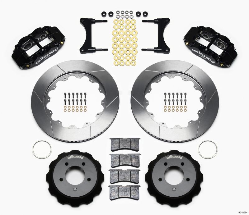 Wilwood Narrow Superlite 6R Front Hat Kit 14.00in 93-96 Mazda RX7 - 140-11964