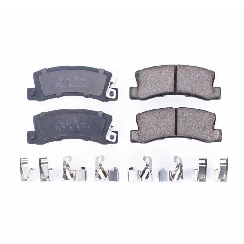 Power Stop 90-92 Geo Prizm Rear Z17 Evolution Ceramic Brake Pads w/Hardware - 17-325