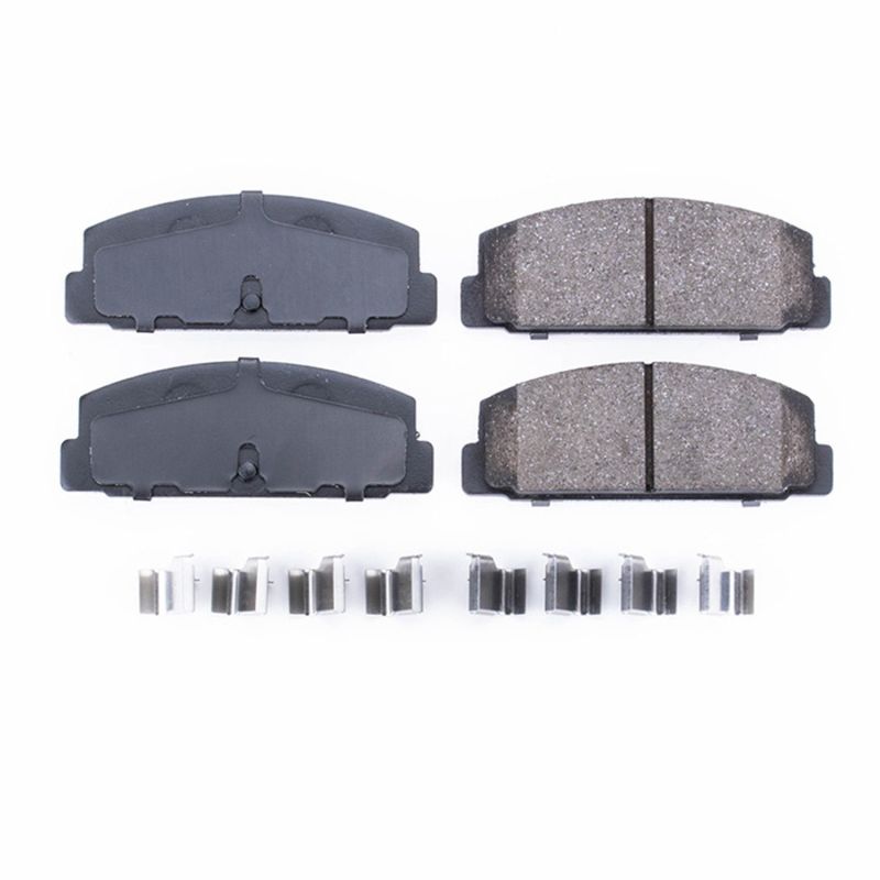 Power Stop 03-05 Mazda 6 Rear Z17 Evolution Ceramic Brake Pads w/Hardware - 17-332