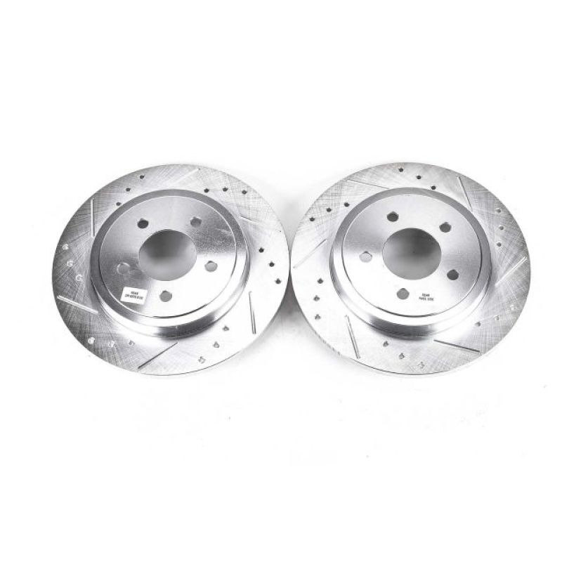 Power Stop 05-08 Ford Escape Rear Evolution Drilled & Slotted Rotors - Pair - AR85104XPR