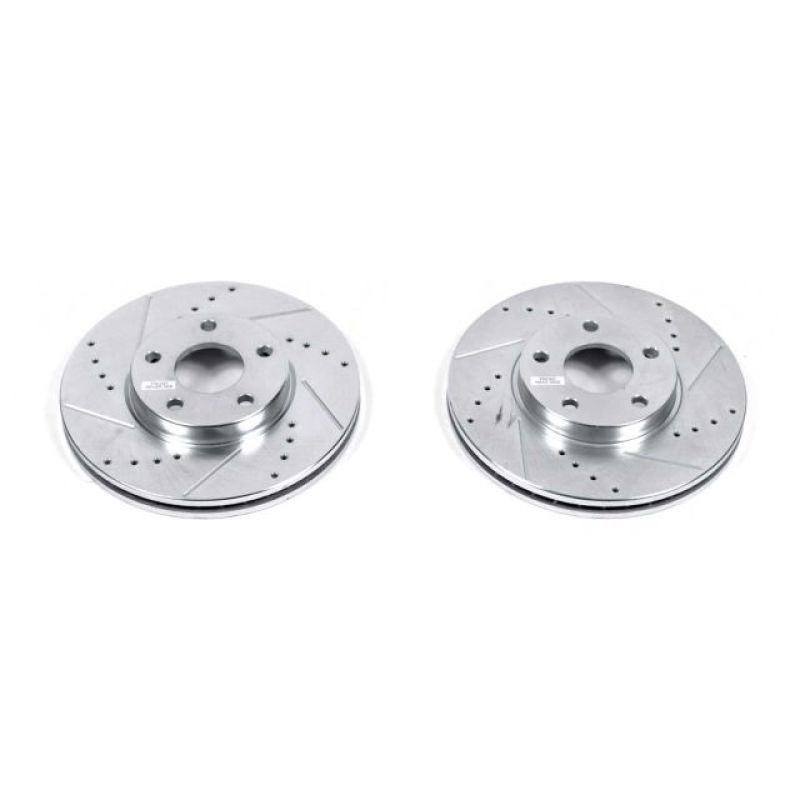 Power Stop 10-13 Ford Transit Connect Front Evolution Drilled & Slotted Rotors - Pair - AR85132XPR