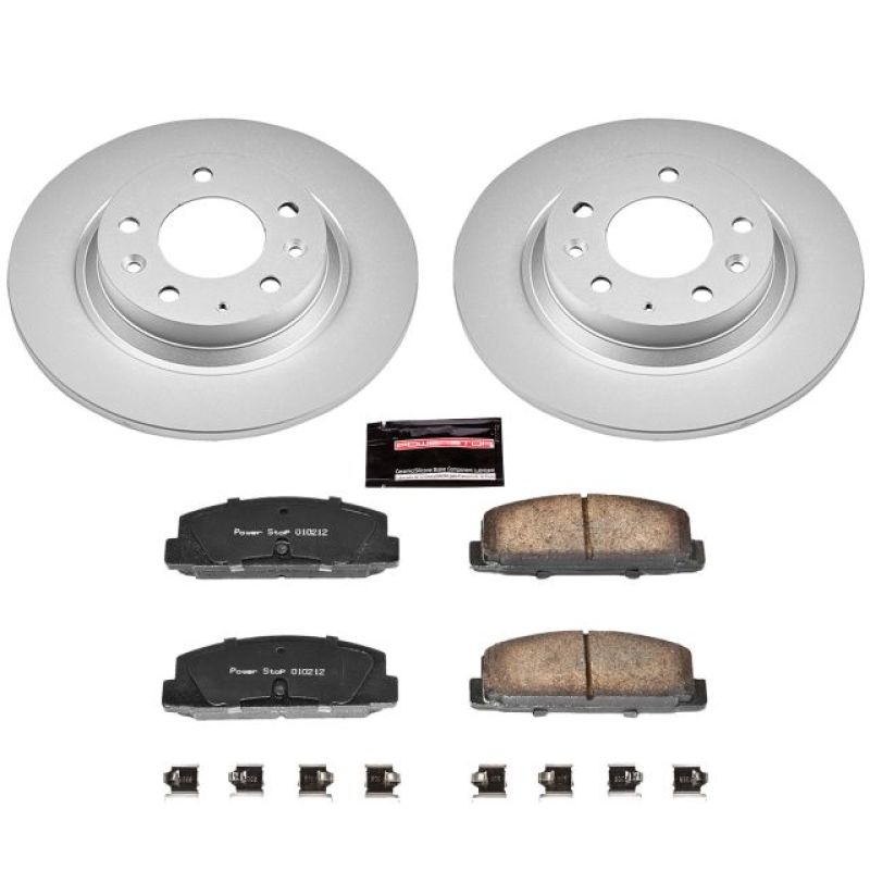 Power Stop 03-05 Mazda 6 Rear Z17 Evolution Geomet Coated Brake Kit - CRK2452