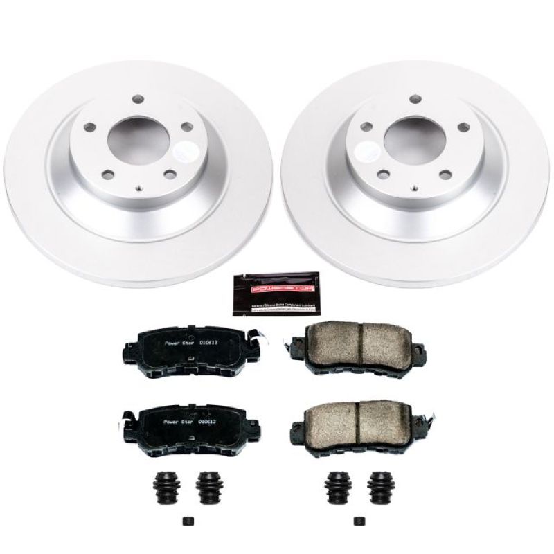 Power Stop 13-15 Mazda CX-5 Rear Z17 Evolution Geomet Coated Brake Kit - CRK6964