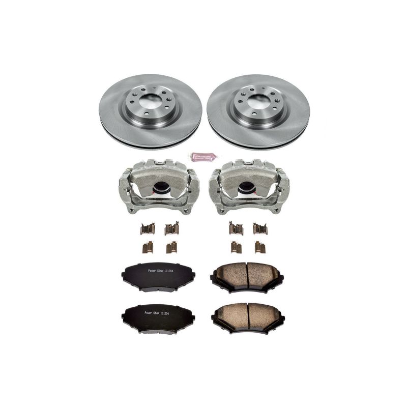 Power Stop 04-11 Mazda RX-8 Front Autospecialty Brake Kit w/Calipers - KCOE3026