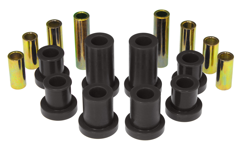 Prothane 07-14 Chevy Silverado 2/4wd Upper/Lower Front Control Arm Bushings - Black - 7-243-BL