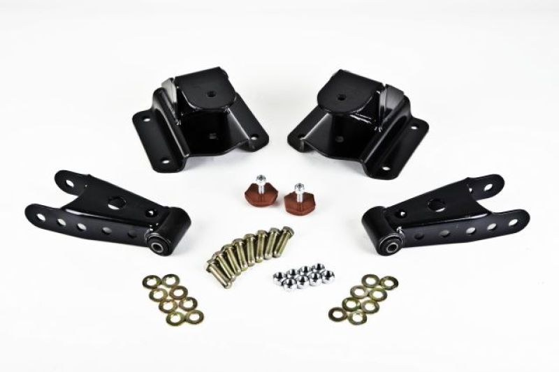 Belltech SHACKLE AND HANGER KIT 94-99 RAM 1500 StdCab 4inch - 6580