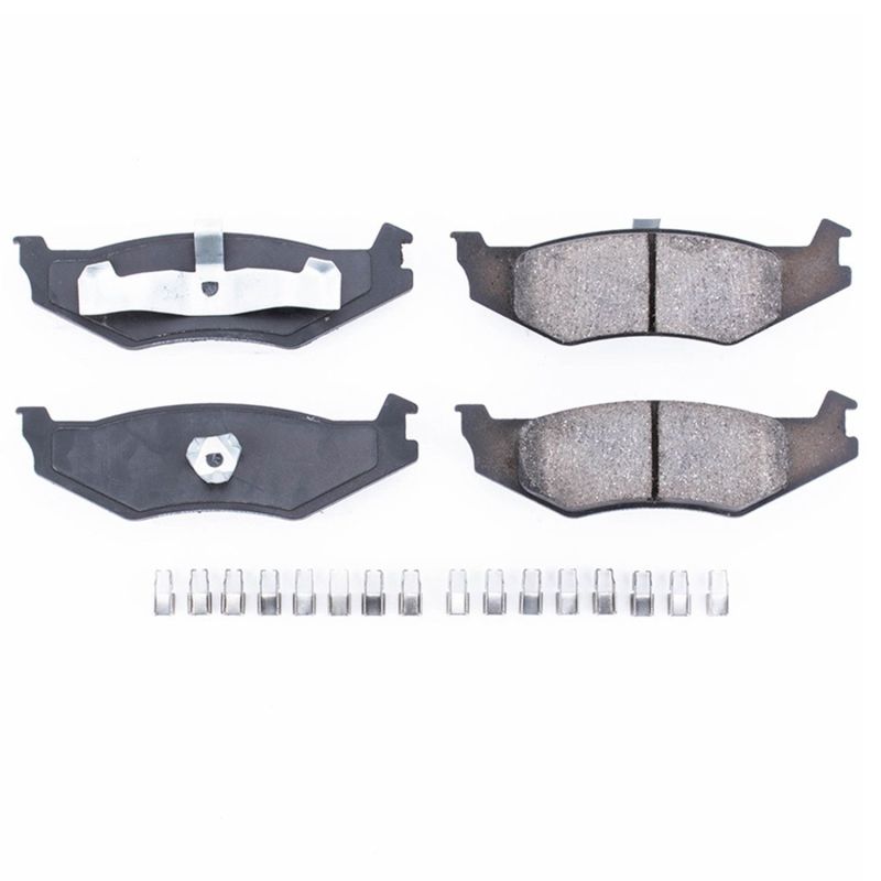 Power Stop 93-94 Chrysler Concorde Rear Z17 Evolution Ceramic Brake Pads w/Hardware - 17-512