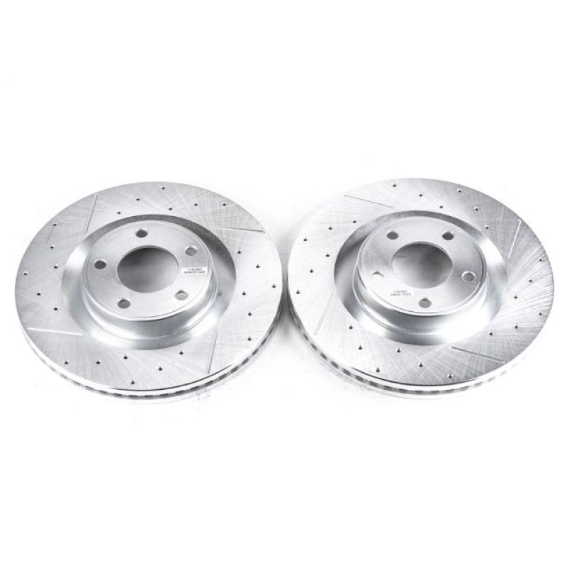 Power Stop 07-15 Ford Edge Front Evolution Drilled & Slotted Rotors - Pair - AR8190XPR