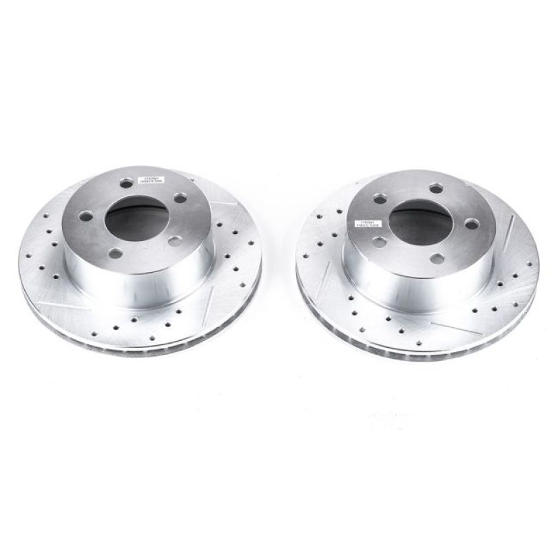 Power Stop 90-99 Jeep Cherokee Front Evolution Drilled & Slotted Rotors - Pair - AR8722XPR