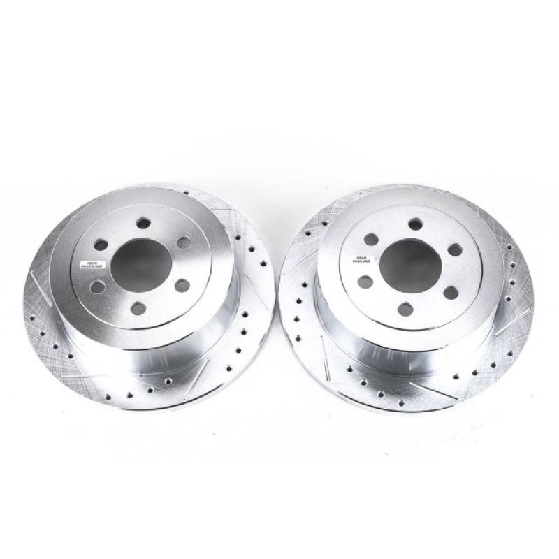 Power Stop 03-04 Dodge Dakota Rear Evolution Drilled & Slotted Rotors - Pair - AR8762XPR