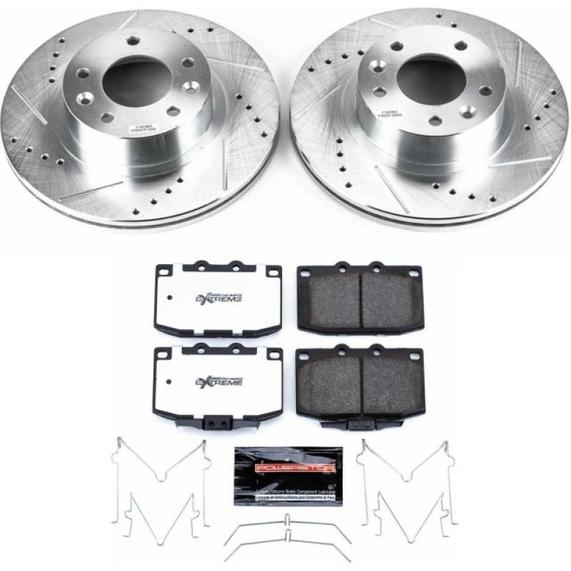 Power Stop 93-95 Mazda RX-7 Front Z26 Street Warrior Brake Kit - K4833-26